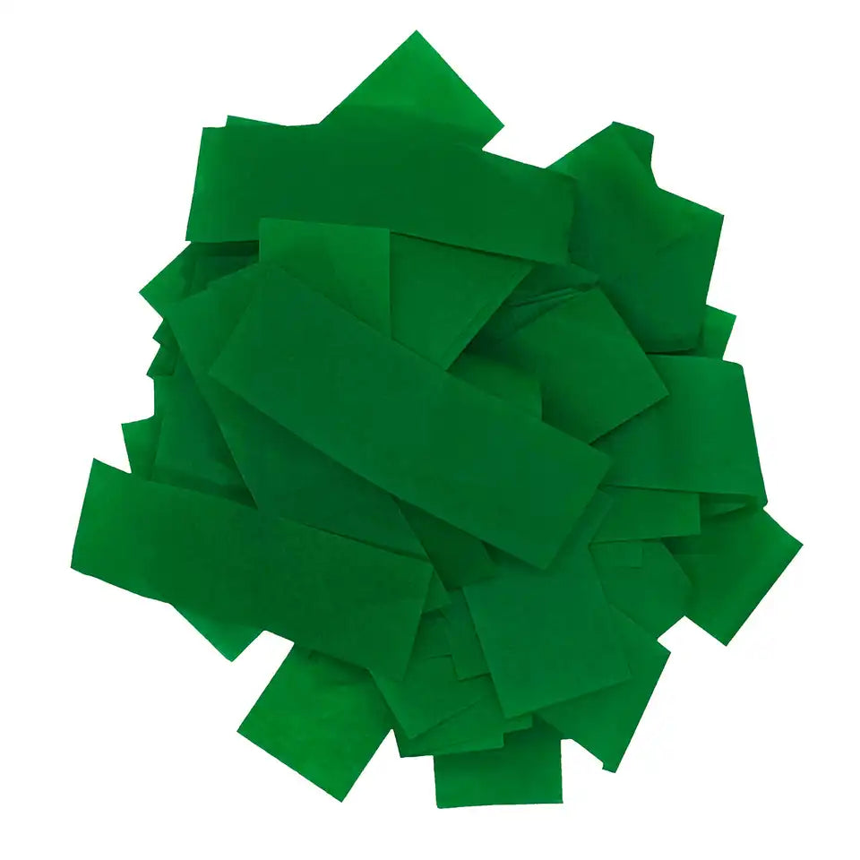 Papel Confeti Verde Oscuro