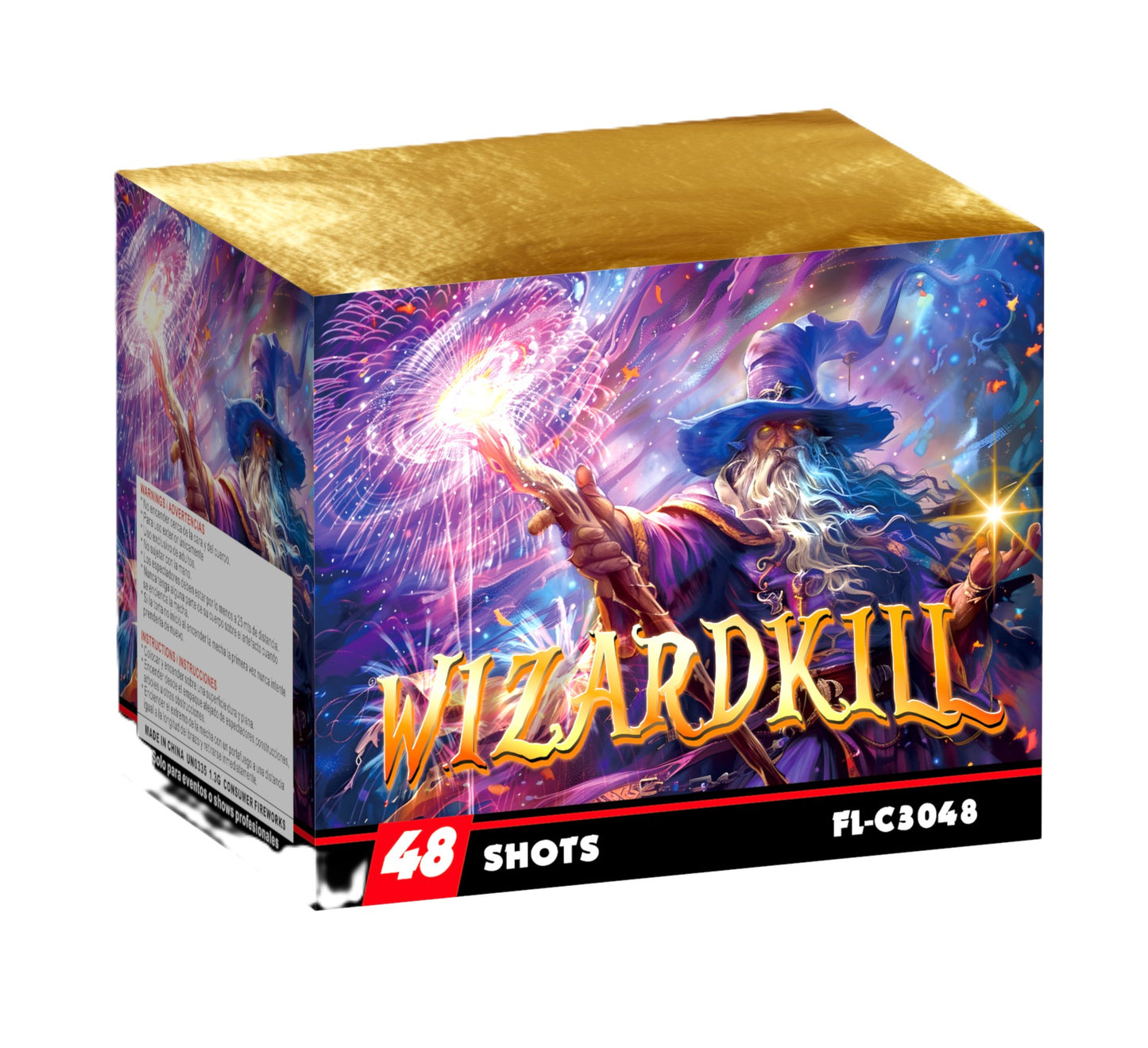 1.2Inch 48 shots cake Wizarkill