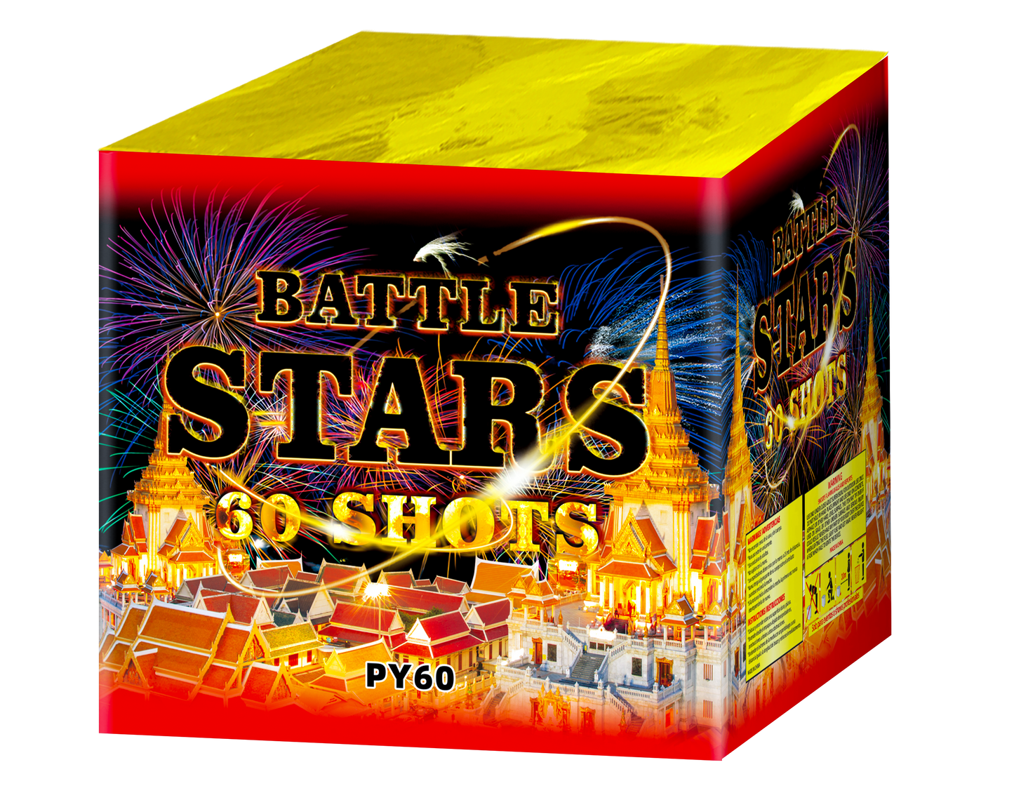 2inch 60shots shell cake